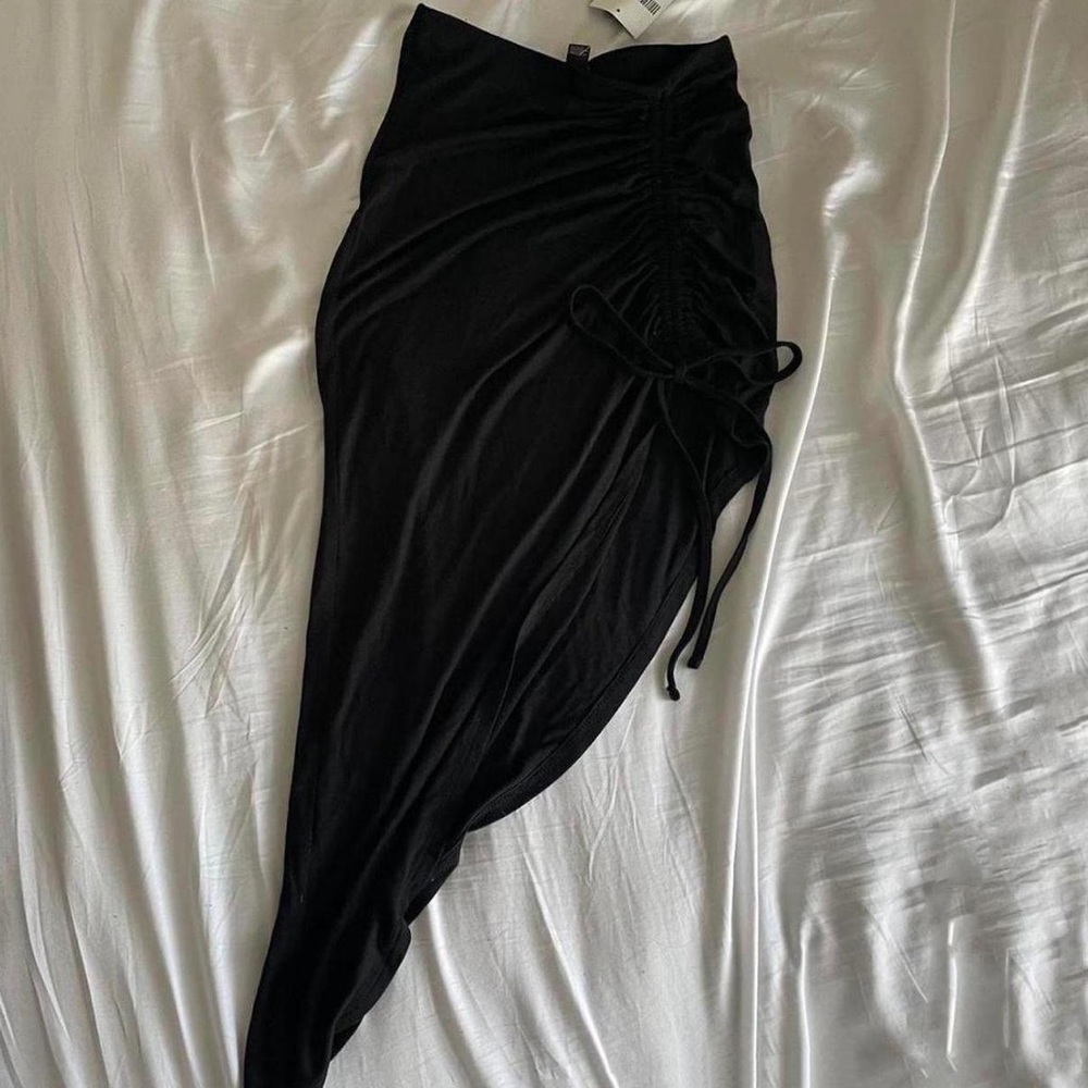 forever 21 midi skirt with adjustable slit